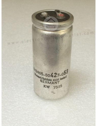 420uF-430V  (Flash capacitor)