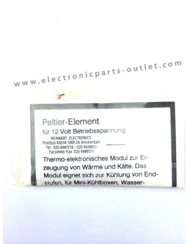 Peltier element - 12VDC/3A delta 60°C