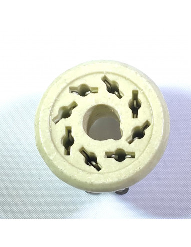 Tube socket ceramic 8 pin K8A (6V6GT, 6L6, EL34 etc.)