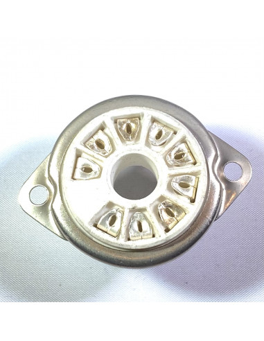 Tube socket Ceramic 9 pin B9D (EL509, EL519, PL509)