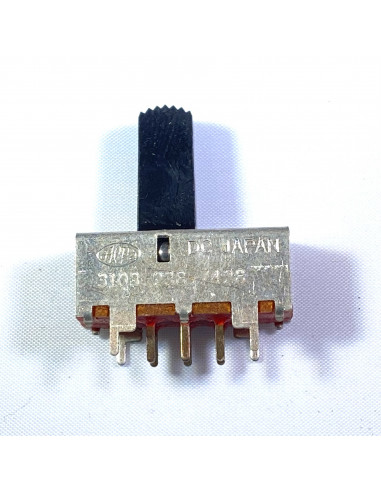 Switch alps 3103-238-7428 slide 2p DPDT PCB mount