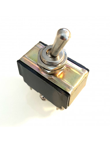 Toggle switch 3 position 2-pole DPDT paneelmontage 250VAC 6A