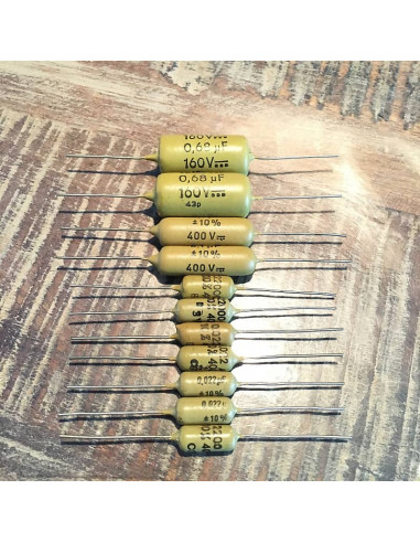 Zeldzame NOS Mullard Mustard Condensator kit  voor 68 69 Marshall Plexi JMP JTM Recap Kit