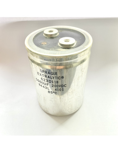 Sprague Extralytic 623D118 Can Capacitor  5000uF / 200 VDC