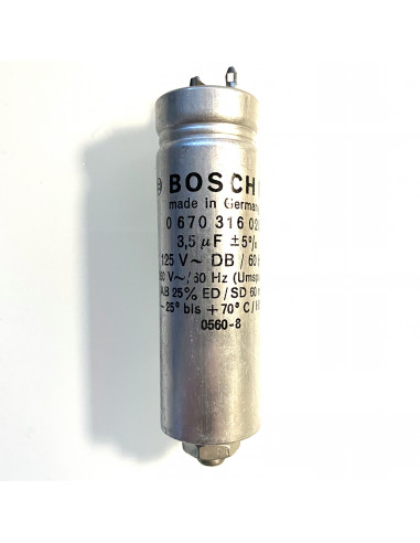BOSCH 0670316020 3,5uF / 125VDC HSF DB MP condensator