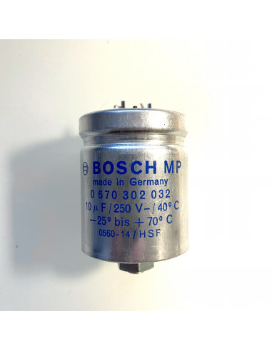 BOSCH 0670302032 10uF / 250VDC HSF MP capacitor