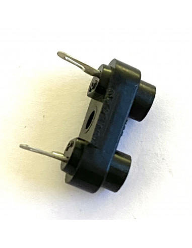 Crystal socket HC64 with solder lugs 13mm