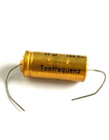 Peerless Tonfrequenz Condensator 36uF 100V (low loss)