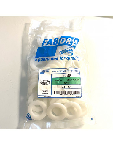 Fabory 56300 bag with 50x M16 nylon washer