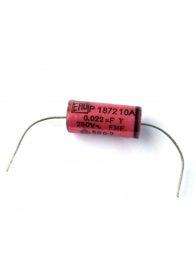 Ero P1872 Capacitor Y paper 0,022uF 1000VDC