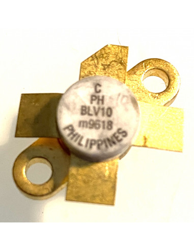 Philips BLV10 RF Power Transistor, up to 0.175 GHz, 8 W, 12 V