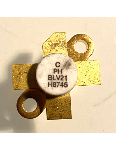 Philips BLV21 RF Power Transistor, up to 0.175 GHz, 15 W, 10 dB, 28 V