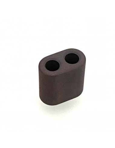 Ferrite pigtail  14x14x8mm hole 3,5mm μ100 (HF)