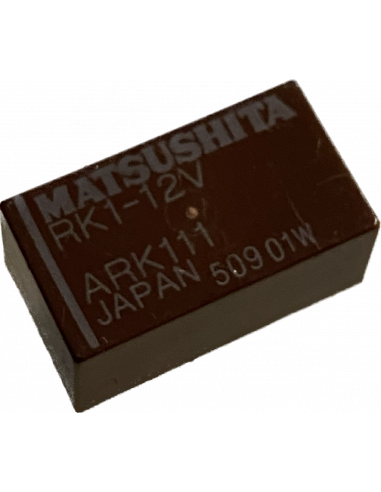 Matsushita RK1-12V HF Power relay 20x11x9mm. 50 ohm 12VDC , max. 2 GHz. SPDT