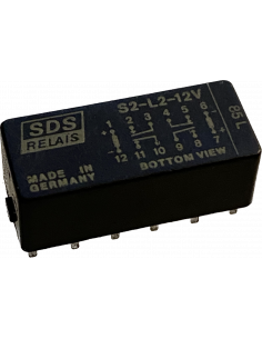 SDS S2-L2-12V High Power HF Relais 450MHz DPDT 12VDC