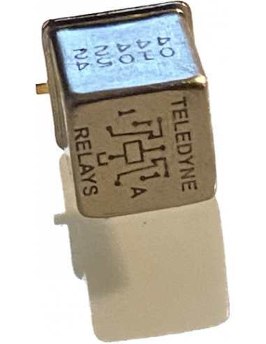 Teledyne RF170-5 HF Relais latching DPDT DC - 4 GHz 10x12x8mm metalcan MIL