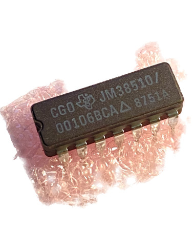 Texas Instruments M38510/00106BCA  MIL IC TTL/H/L SERIES, TRIPLE 3-INPUT NAND GATE, CDIP14