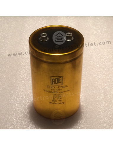 ROE Gold EYM/A can capacitor 2200uF  250V